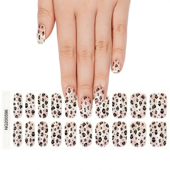 Copper Cat Gel Nail Wraps (NG596)