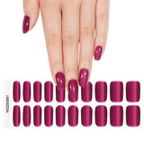 NEW Jeweled Berry Deluxe Semi-Cured Gel Nail Strips