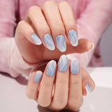 NEW Vanilla Sky Deluxe Semi-Cured Gel Nail Strips