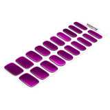 New! Purple Mirror Deluxe Semi-Cured Gel Nail Strips