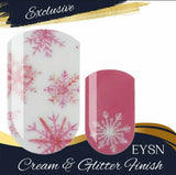 Snow Crystals Nail Wraps