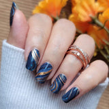 Copper Waters Nail Wraps