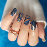 Copper Waters Nail Wraps