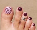 Leopard Momma Pedicure Wraps