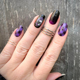 Skull Plaid Nail Wraps