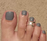 Smooth Grey Pedicure Wraps