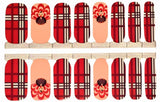 Turkey Plaid Nail Wraps