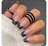 Gothic French Nail Wraps