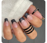 Gothic French Nail Wraps