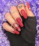 Crimson Beauty Nail Wraps