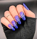 Amethyst Whirl Nagelfolien