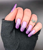 Amethyst Whirl Nagelfolien