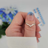 Fly Away French Gel Nail Wraps (NG287)