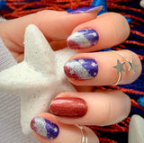 Sparkling for the Brave Nail Wraps
