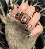 Blooming Midnight Nail Wraps