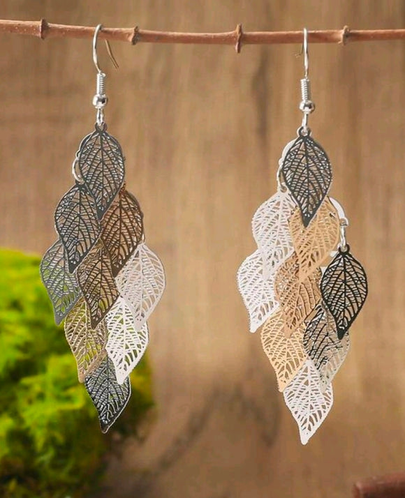 Earrings - Falling Leaves