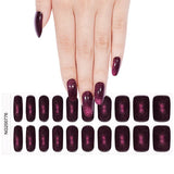 Plum Stardust Deluxe Semi-Cured Gel Nail Strips