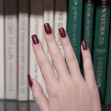 Sparkling Bordeaux Deluxe Semi-Cured Gel Nail Strips