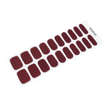Sparkling Bordeaux Deluxe Semi-Cured Gel Nail Strips