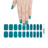 Ocean Glimmer Deluxe Semi-Cured Gel Nail Strips