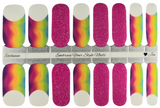 Watermelon Berry French Nail Wraps