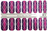 Metallic Pop Plaid Nail Wraps