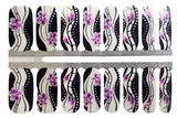 Shadow Blooms Nail Wraps