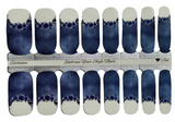 Periwinkle Blossom French Nail Wraps