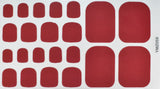 Firebird Red Pedicure Wraps