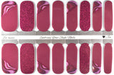 Raspberry Ripple Nail Wraps