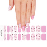 Pink Blossom Gel Nail Wraps (NG626)