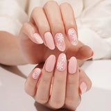 NEW Pink Peony Deluxe Semi-Cured Gel Nail Strips