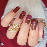 Burgundy Wine Nail Wraps