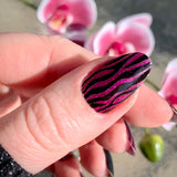 Pink Tigress Nail Wraps