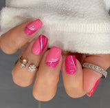 Strawberry Glitz Nail Wraps