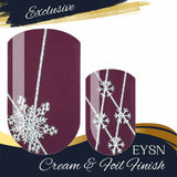 Silver Snowflakes Nail Wraps