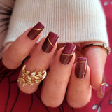 Burgundy Wine Nail Wraps
