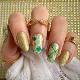 St Patty Plaid Nail Wraps