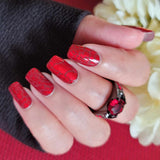 Ruby Red Ice Nail Wraps