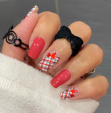 Bowdacious Plaid Nagelfolien