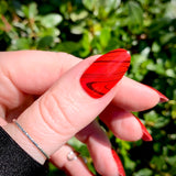 Red Whirl Nail Wraps