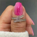 Raspberry Spark Nail Wraps