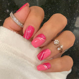 Strawberry Glitz Nail Wraps