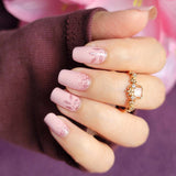 Sparkling Rose' Nail Wraps