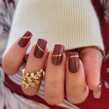 Burgundy Wine Nail Wraps