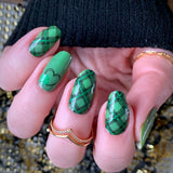 Emerald Isle Plaid Nail Wraps