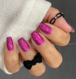 Magenta Ice Nail Wraps