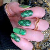Emerald Isle Plaid Nail Wraps