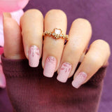 Sparkling Rose' Nail Wraps