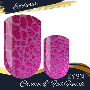 Magenta Ice Nail Wraps